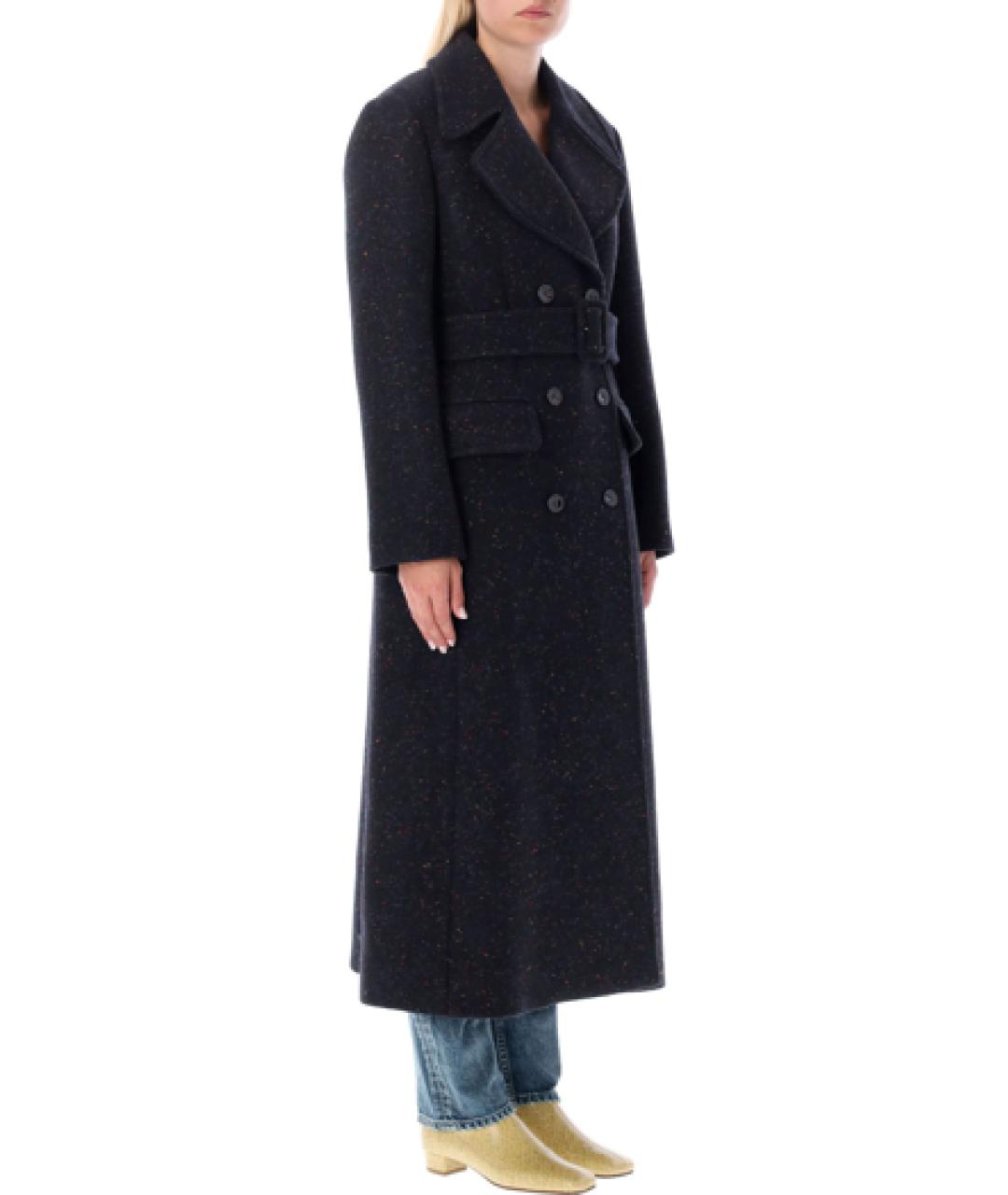 CHLOE Черное вискозное пальто, фото 4