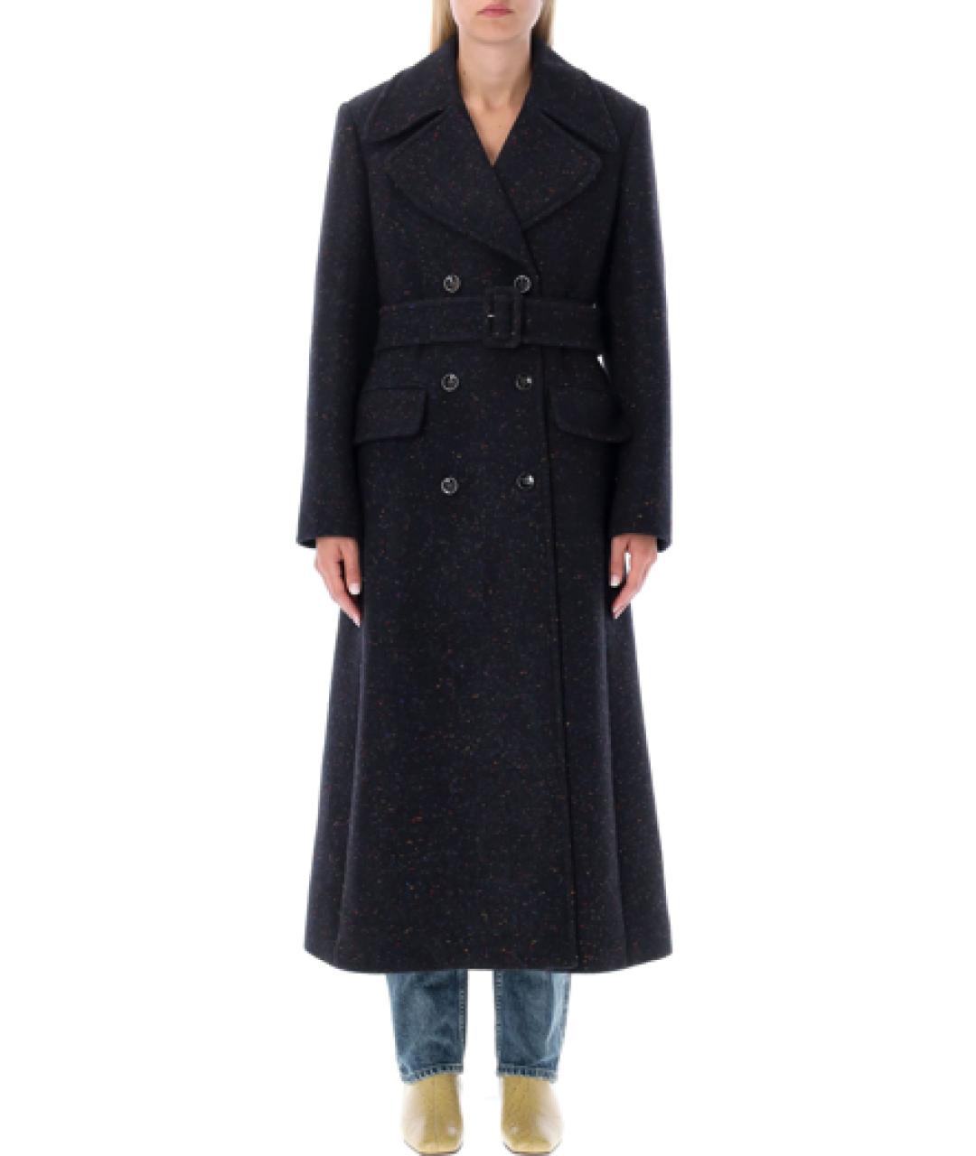 CHLOE Черное вискозное пальто, фото 3