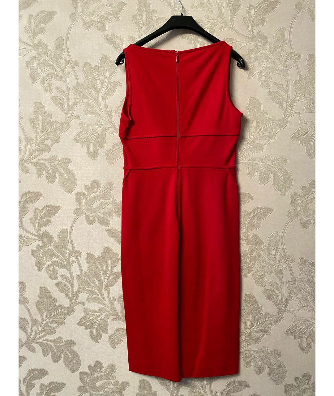 DSQUARED2 Красное креповое повседневное платье, фото 2