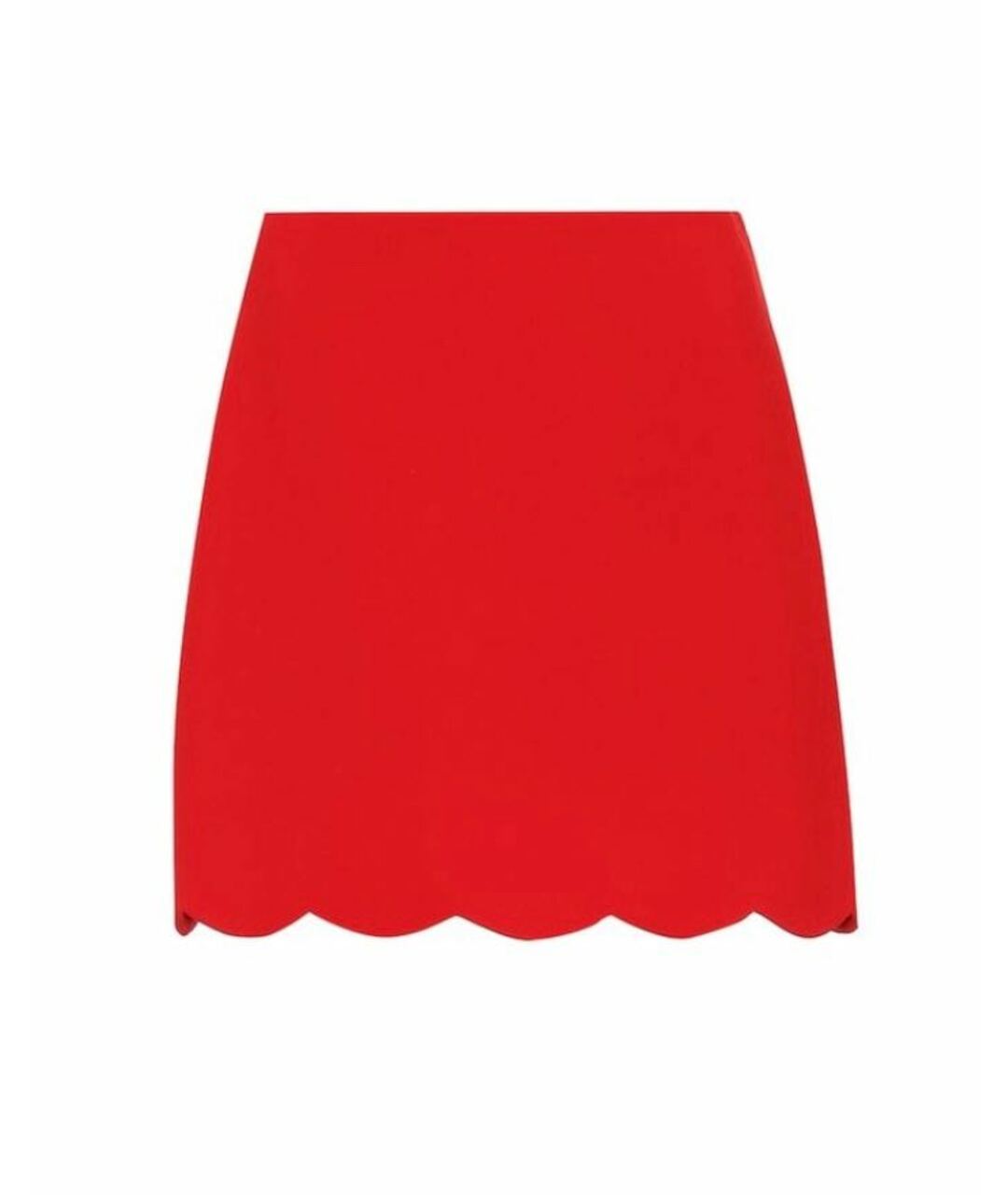 RED VALENTINO Красная шерстяная юбка мини, фото 1