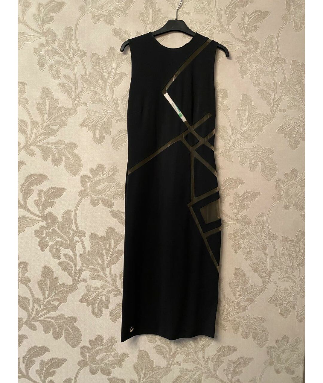 PHILIPP PLEIN Черное вискозное коктейльное платье, фото 6