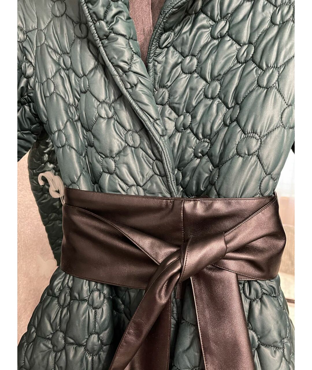 FABI Зеленые полиэстеровое пальто, фото 4