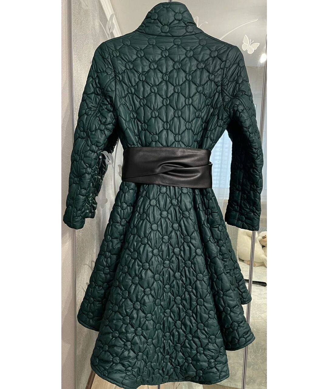 FABI Зеленые полиэстеровое пальто, фото 2