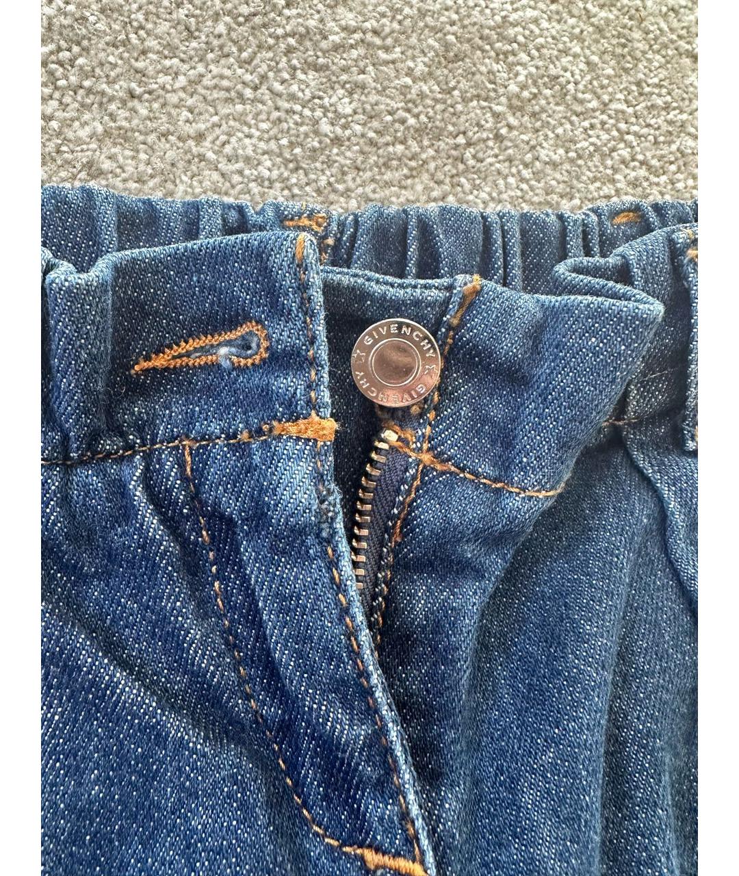 GIVENCHY Темно-синие деним джинсы, фото 3