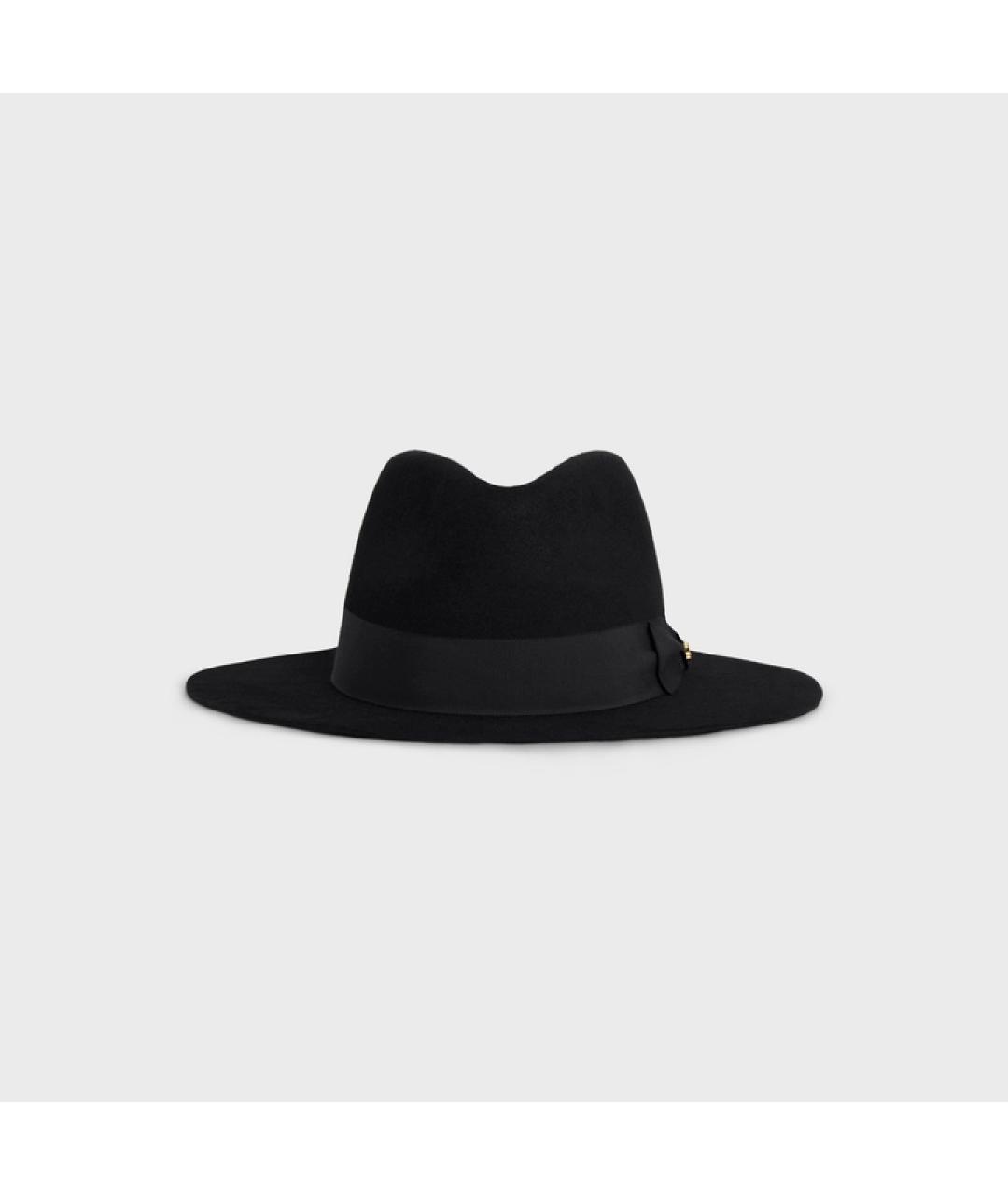 CELINE Черная шляпа, фото 6