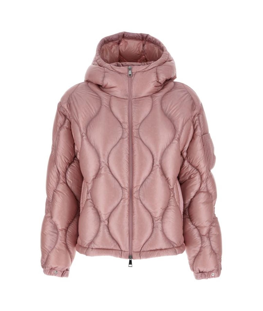 MONCLER Розовый пуховик, фото 1