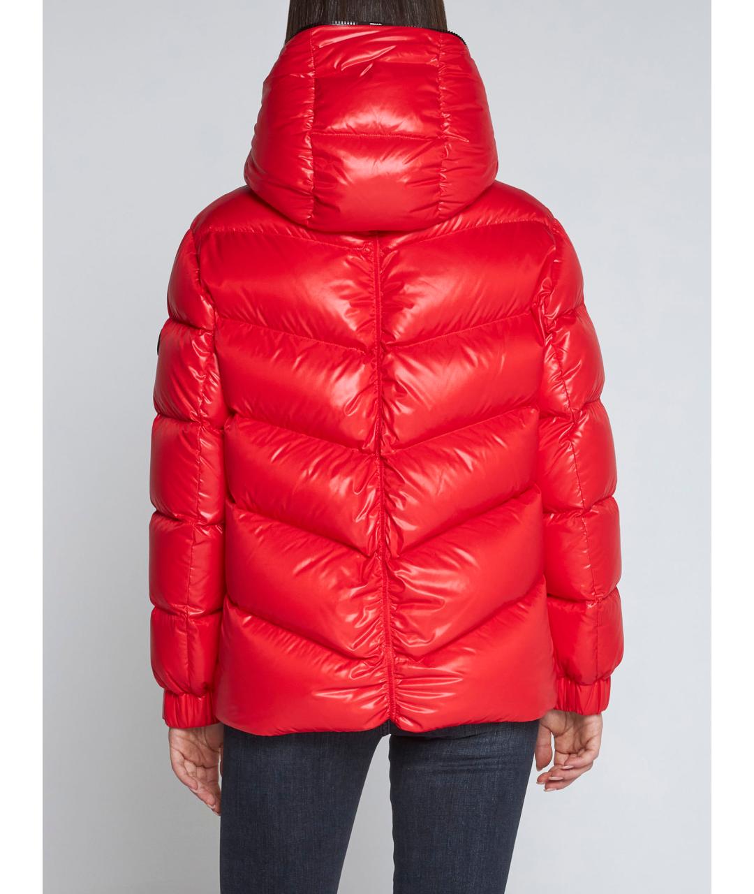 MONCLER Красный пуховик, фото 3