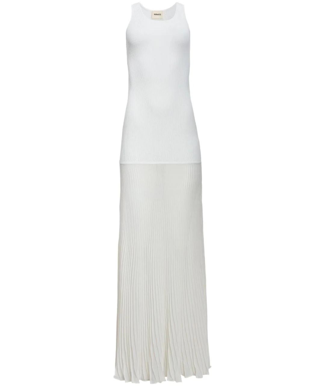 KHAITE Белое вискозное платье, фото 1