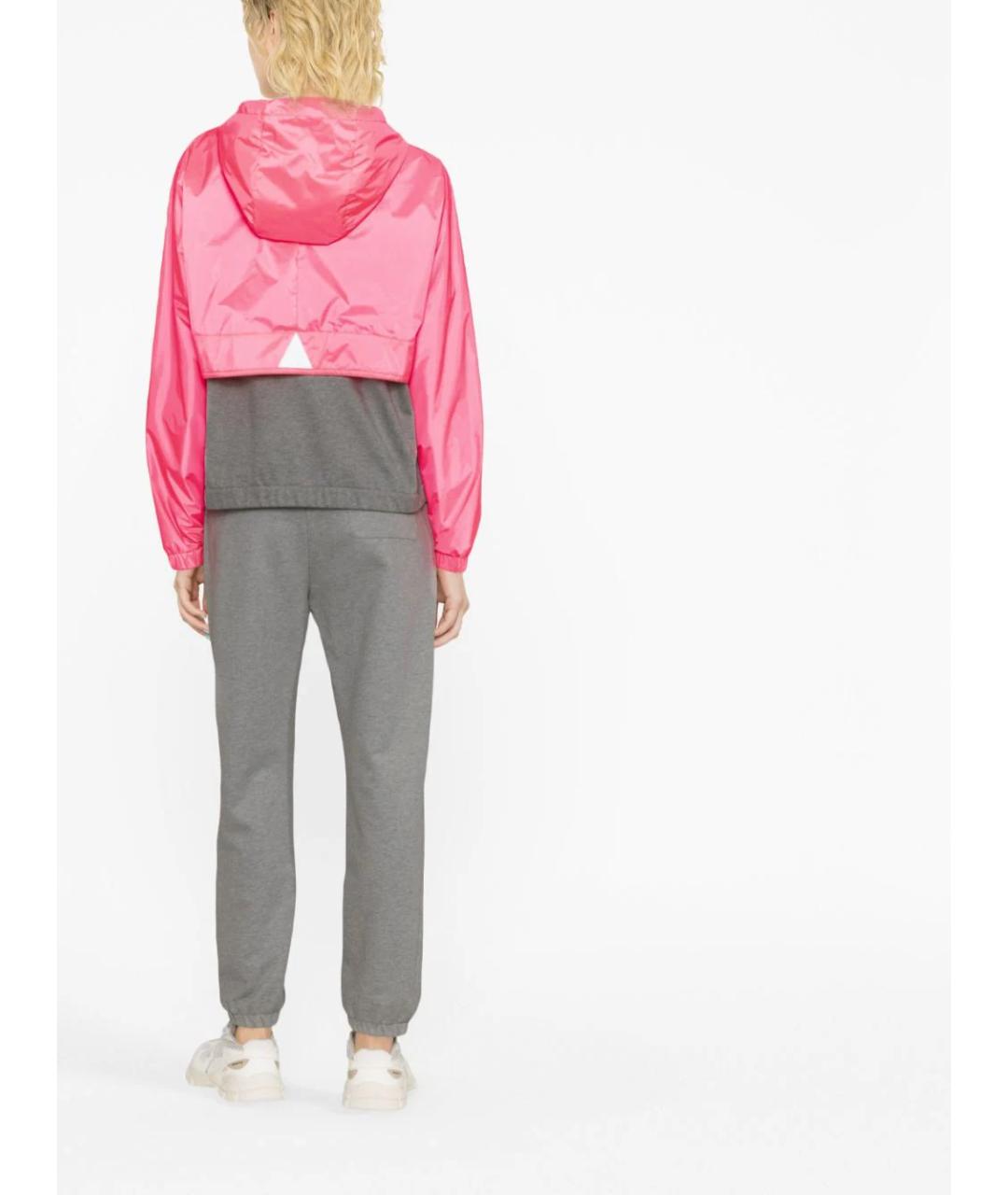 MONCLER GRENOBLE Розовая спортивная куртка, фото 3