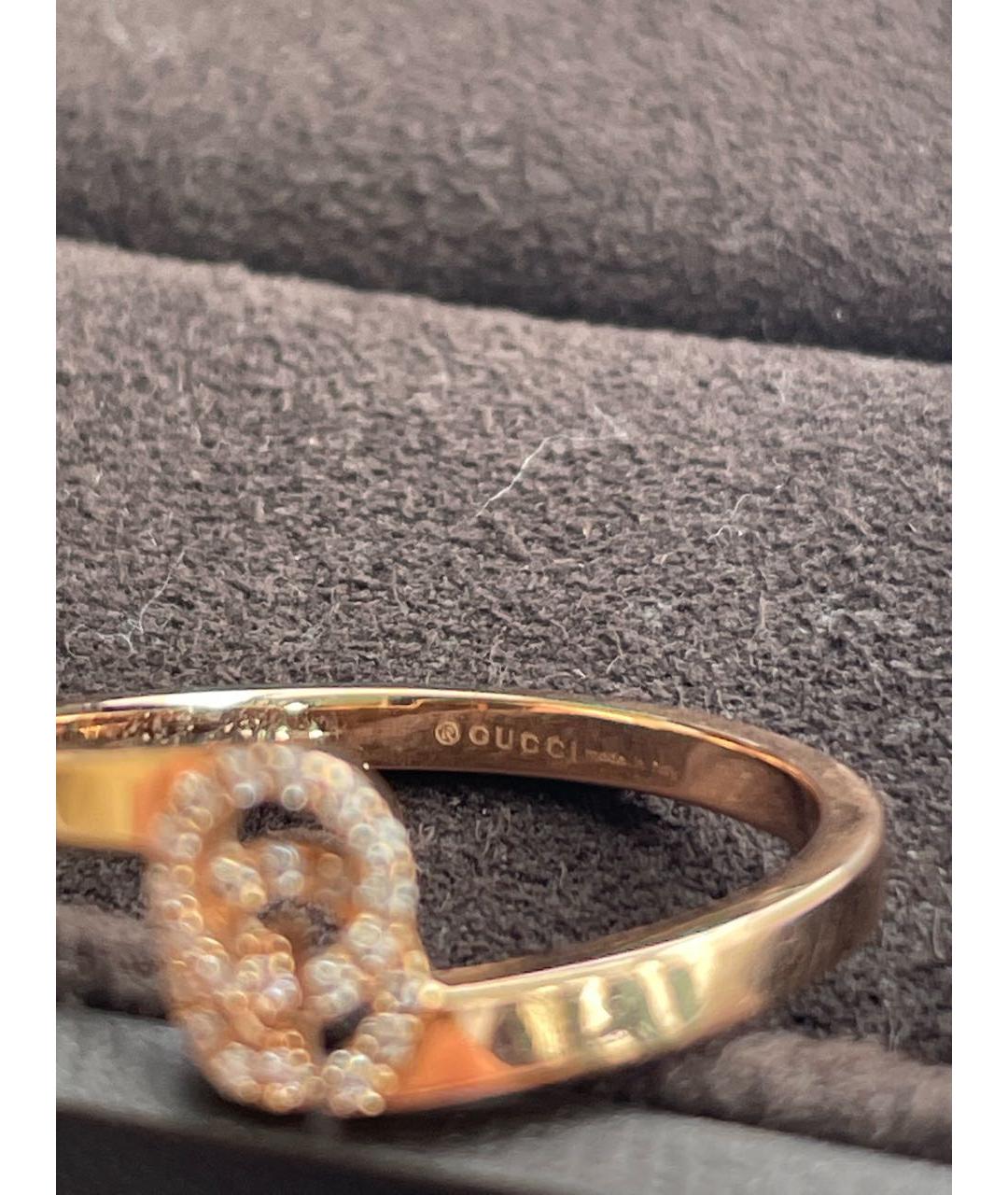 GUCCI Золотое кольцо из розового золота, фото 4