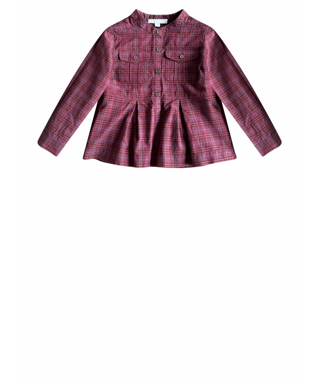 BURBERRY Мульти хлопковая рубашка/блузка, фото 1