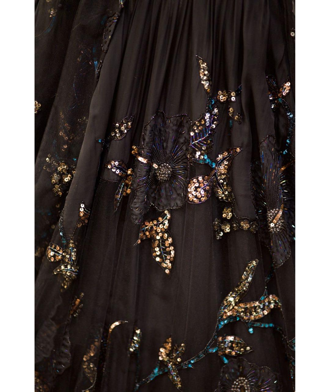 VALENTINO Черное вечернее платье, фото 4