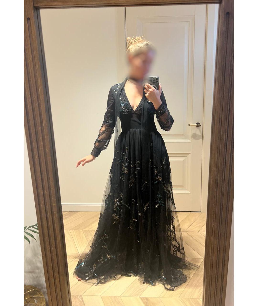 VALENTINO Черное вечернее платье, фото 8