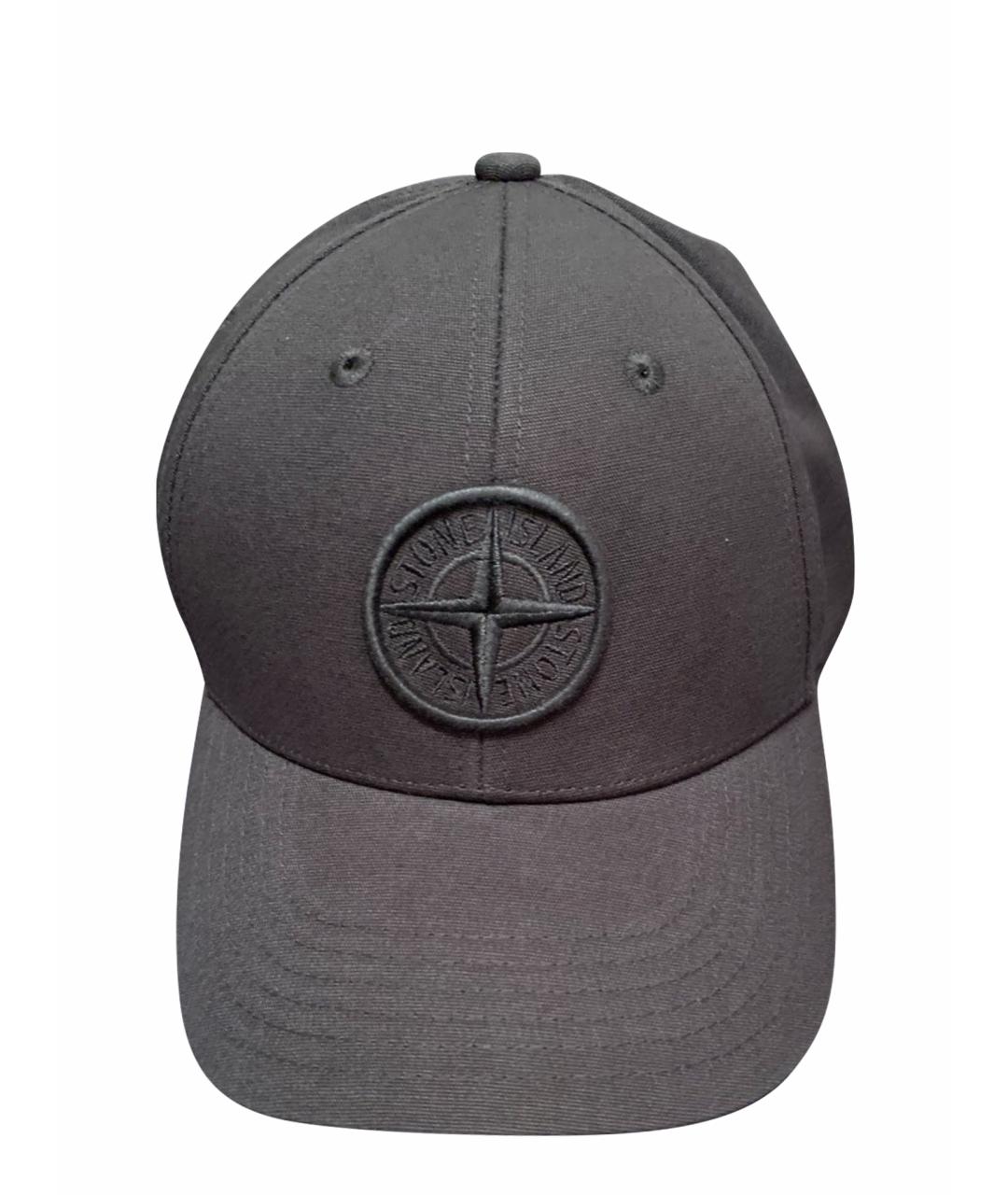 STONE ISLAND Темно-синяя кепка/бейсболка, фото 1