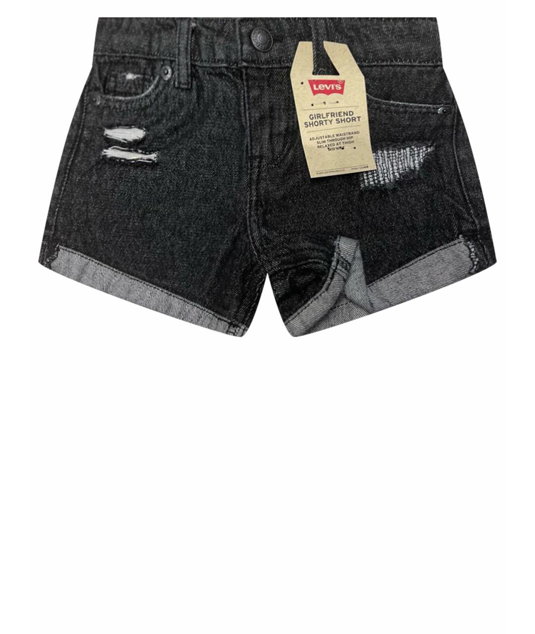 LEVI'S KIDS Антрацитовые хлопковые брюки и шорты, фото 1
