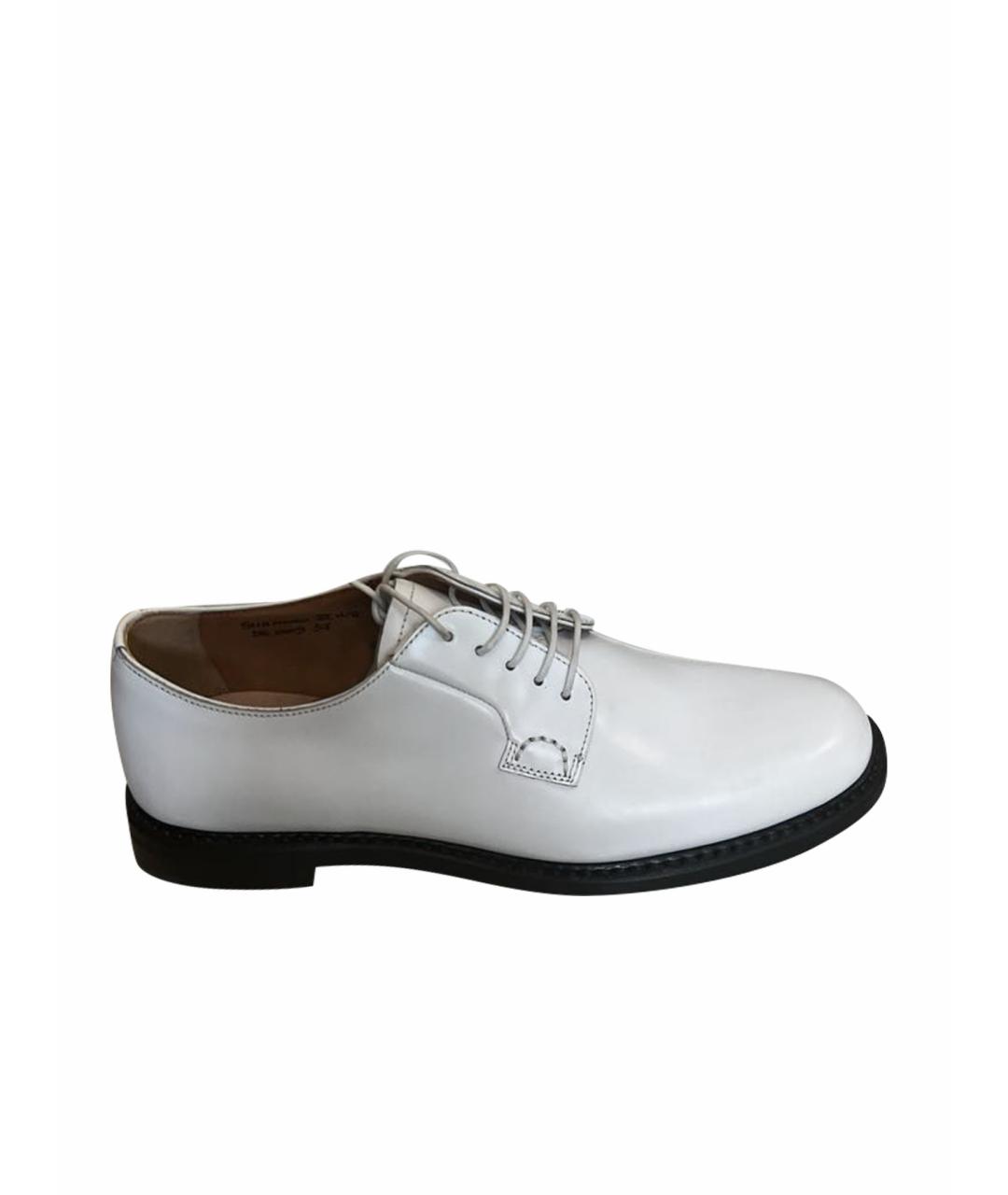 CHURCH'S Белые кожаные ботинки, фото 1