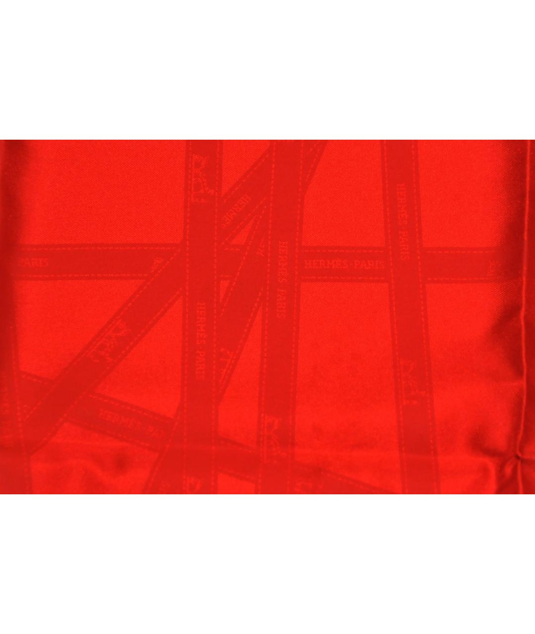 HERMES PRE-OWNED Красный шелковый платок, фото 4