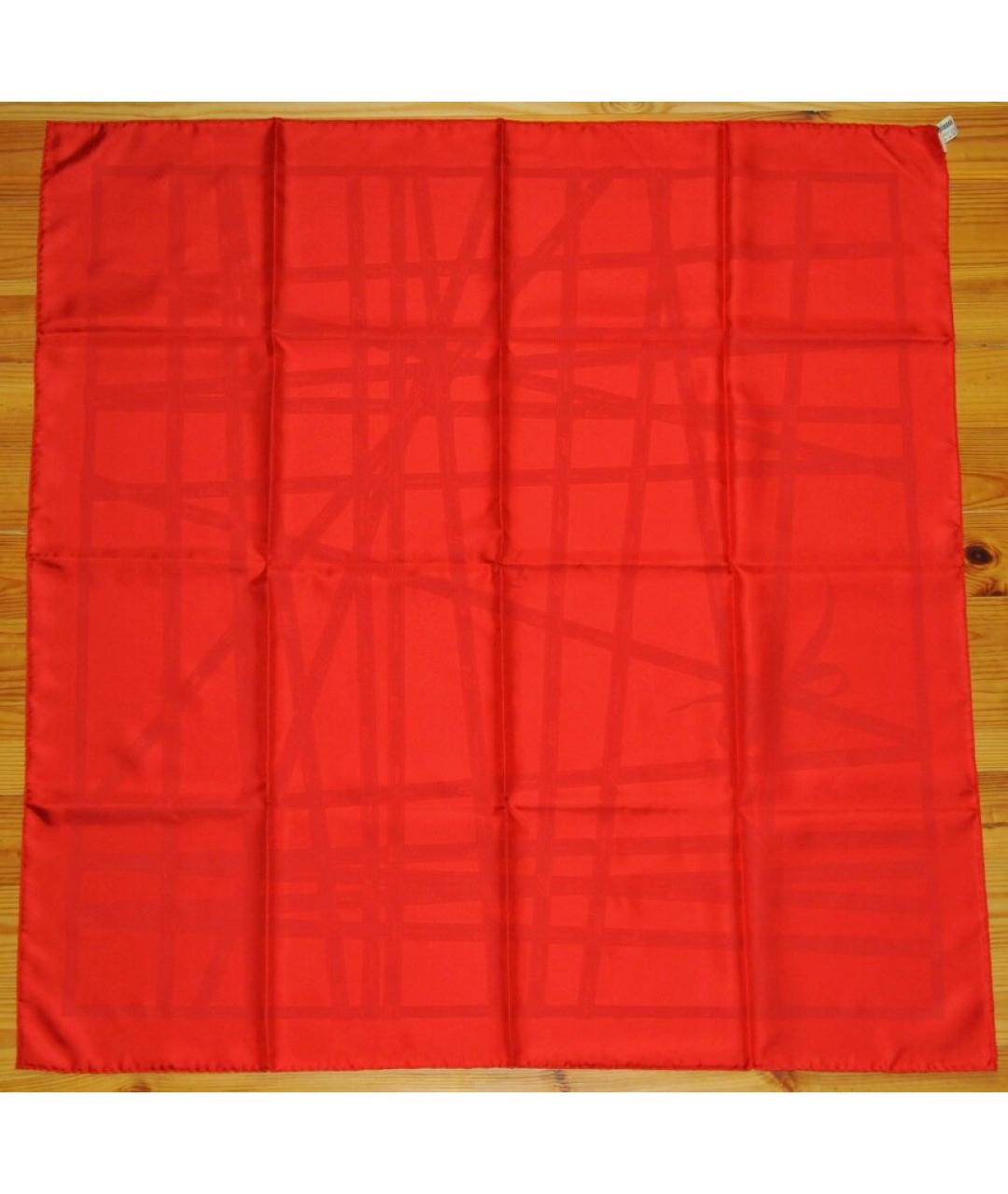 HERMES PRE-OWNED Красный шелковый платок, фото 10