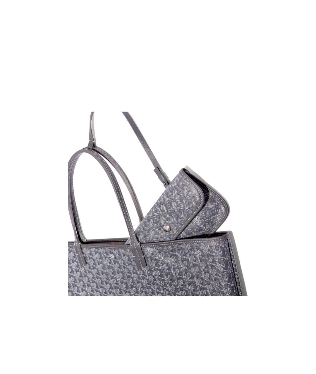 GOYARD Серая сумка тоут, фото 4