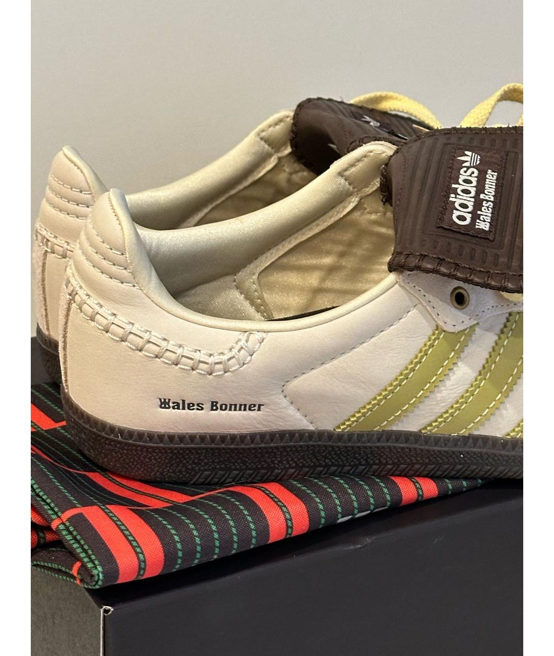 ADIDAS Бежевые замшевые кеды, фото 6