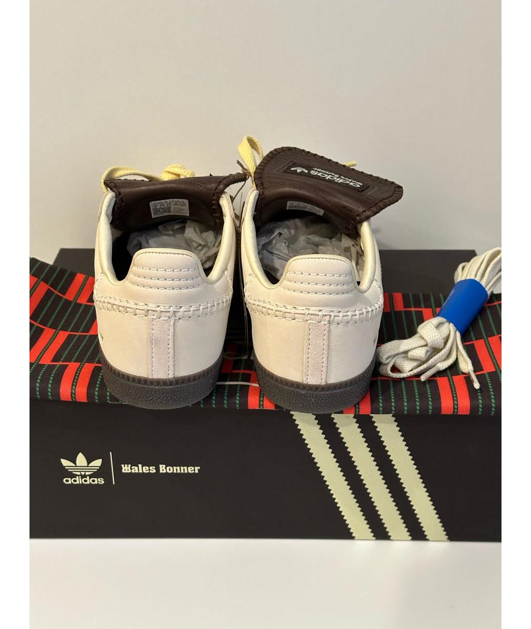 ADIDAS Бежевые замшевые кеды, фото 4