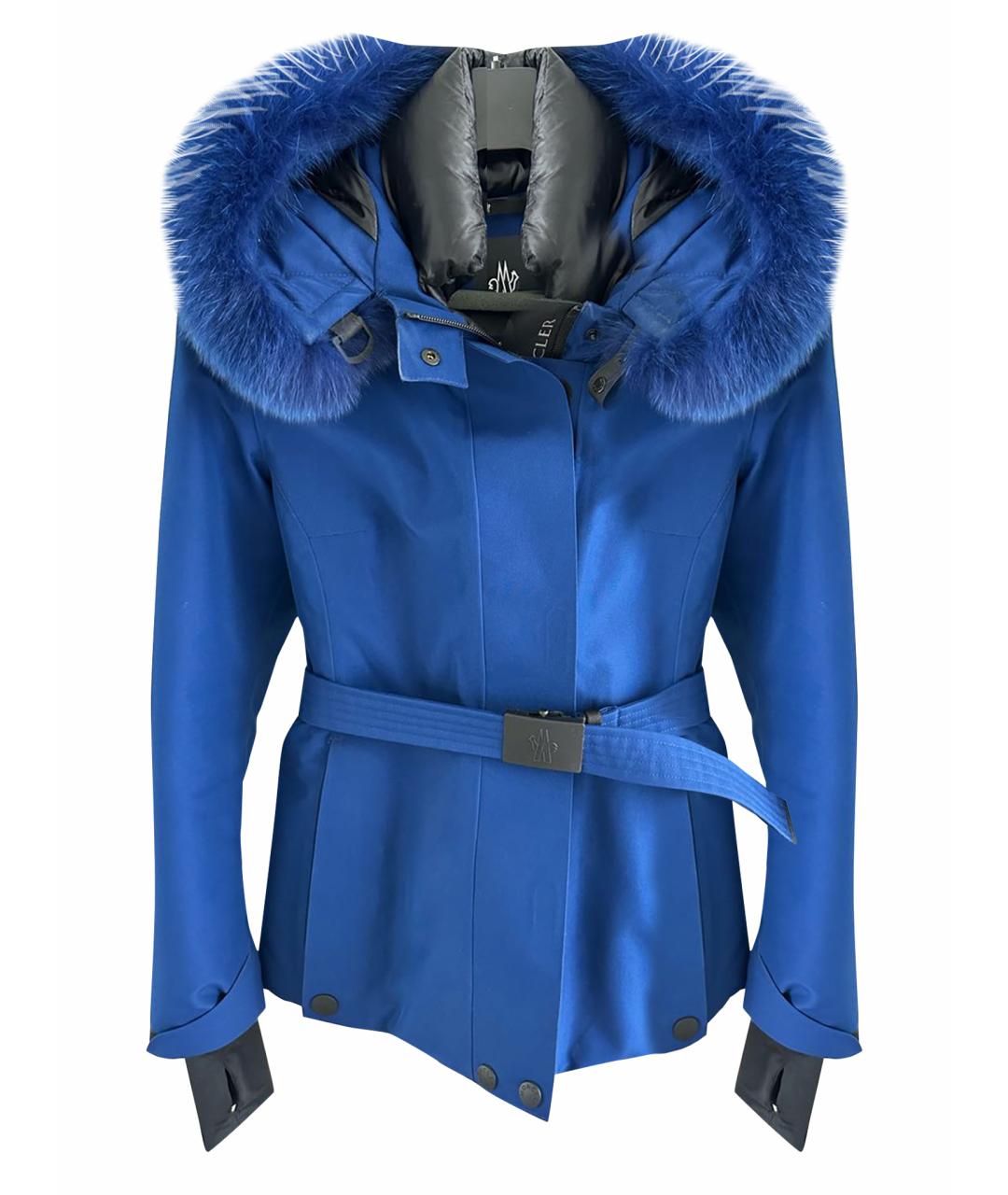 MONCLER GRENOBLE Синий полиэстеровый комбинезон, фото 1
