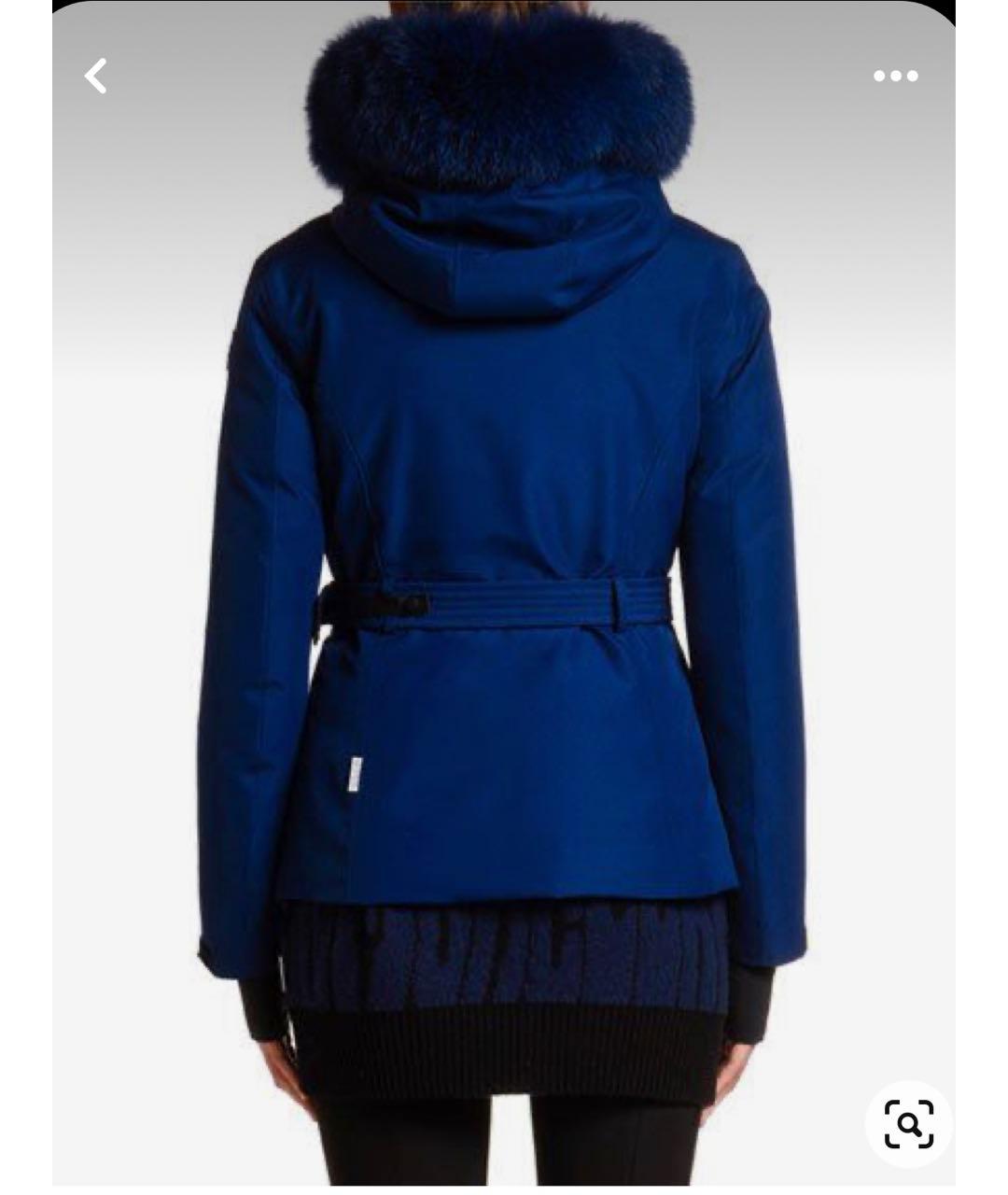 MONCLER GRENOBLE Синий полиэстеровый комбинезон, фото 2