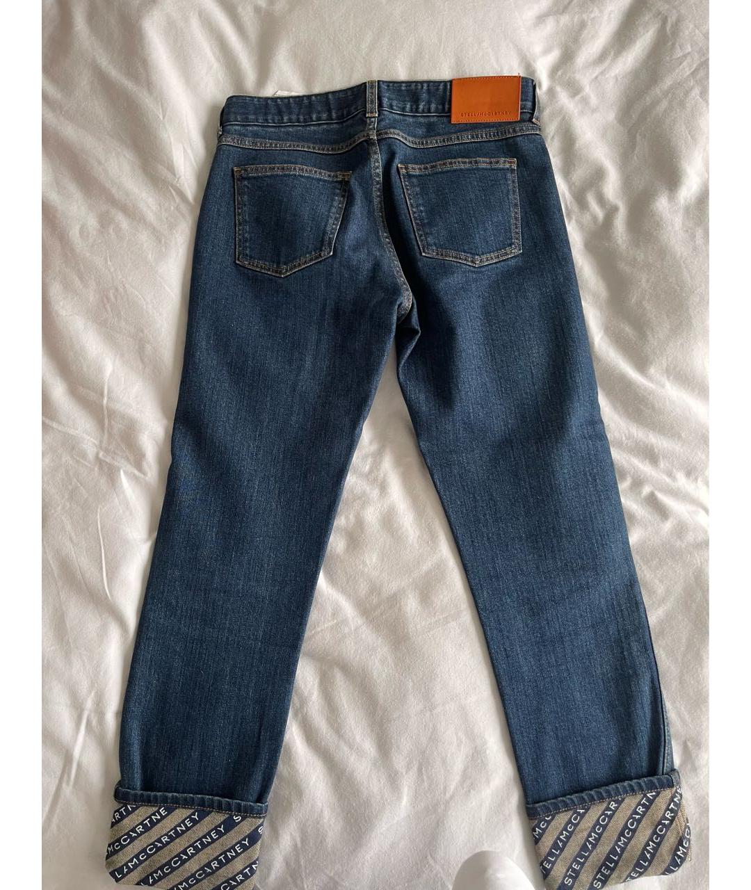 STELLA MCCARTNEY Темно-синие хлопко-эластановые джинсы слим, фото 2