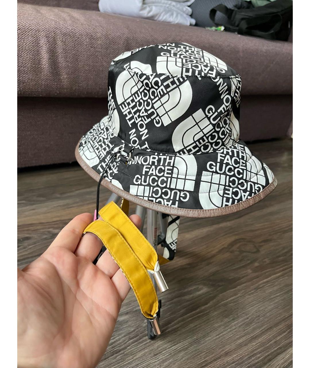 GUCCI Желтая синтетическая шляпа, фото 8