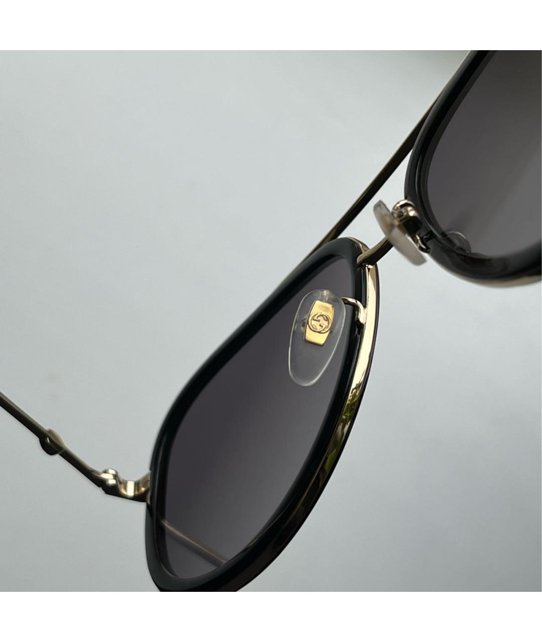 GUCCI Золотые солнцезащитные очки, фото 7