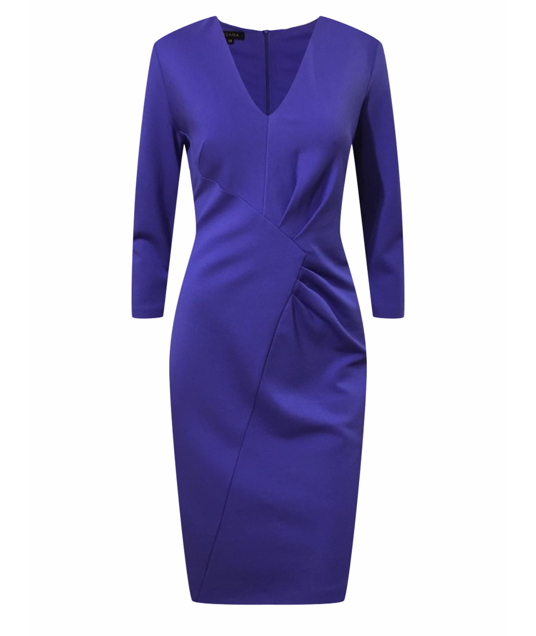 ESCADA Фиолетовое вискозное повседневное платье, фото 1
