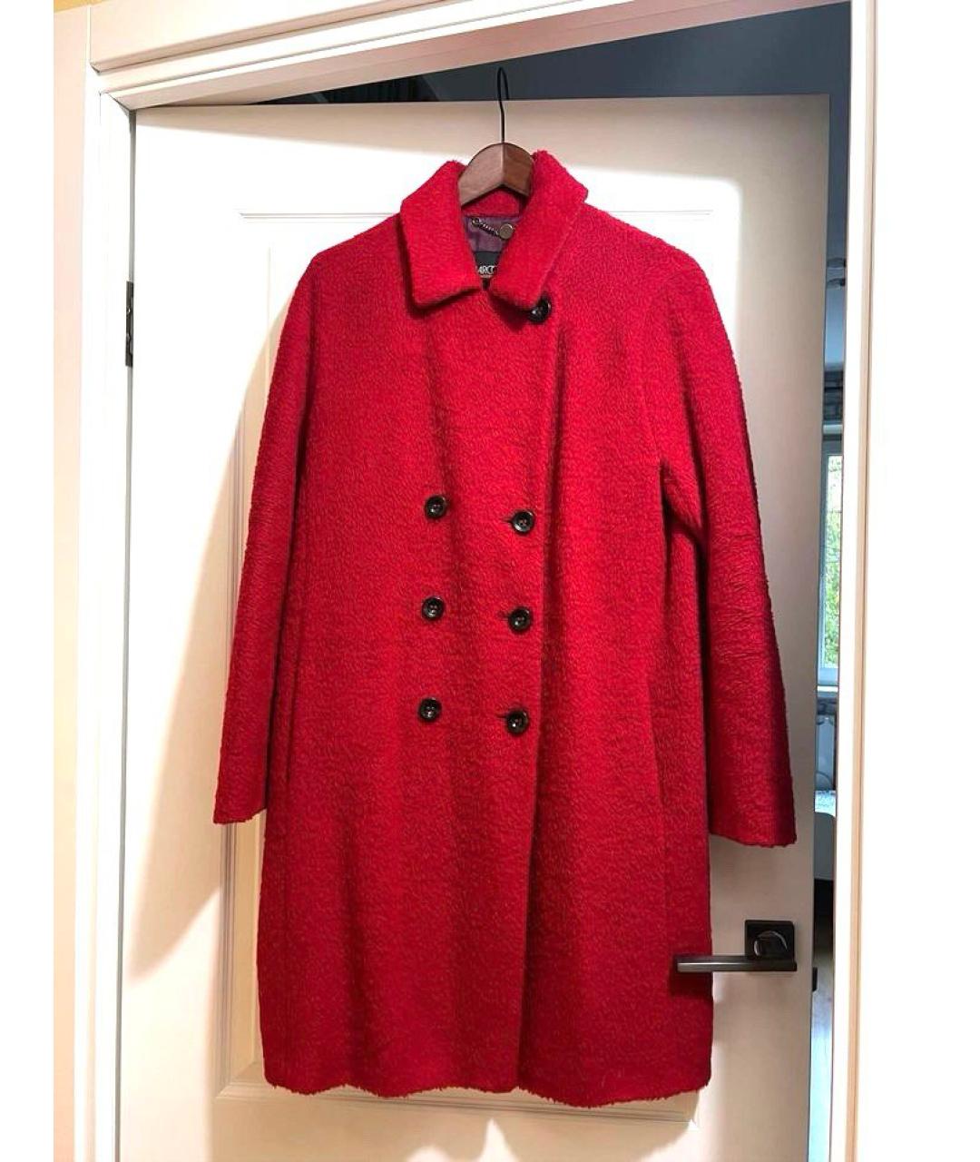 MARC CAIN Красное шерстяное пальто, фото 8