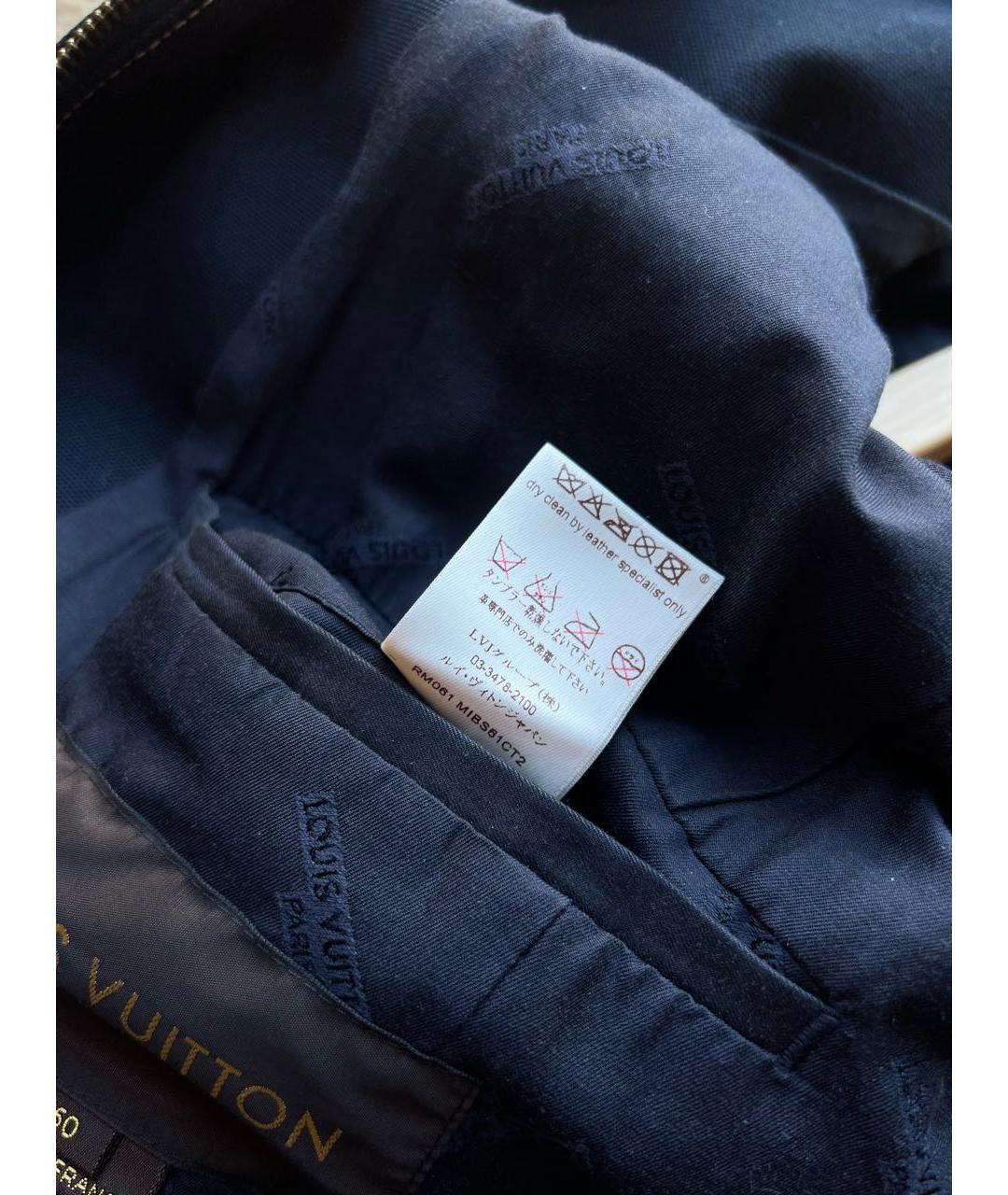 LOUIS VUITTON Темно-синяя деним куртка, фото 4