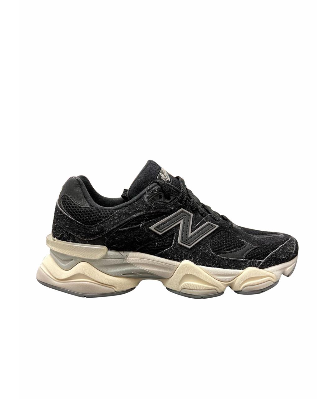 NEW BALANCE Черные замшевые низкие кроссовки / кеды, фото 1