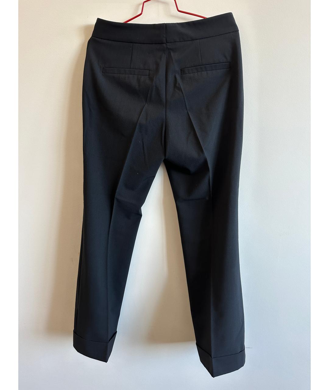 BRUNELLO CUCINELLI Черные прямые брюки, фото 2