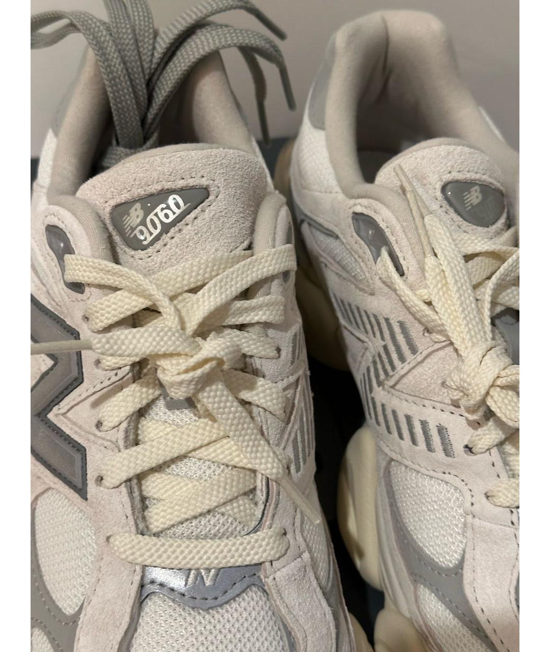 NEW BALANCE Бежевые замшевые кроссовки, фото 2