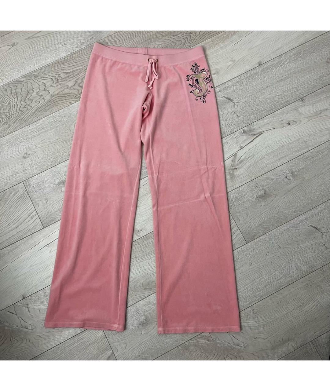 JUICY COUTURE Розовый велюровый спортивные костюмы, фото 2
