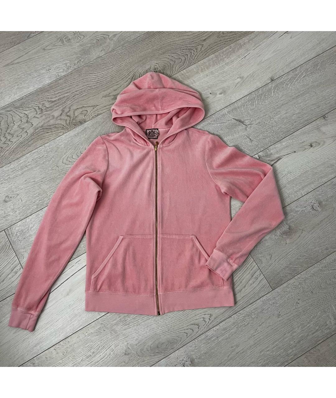 JUICY COUTURE Розовый велюровый спортивные костюмы, фото 6