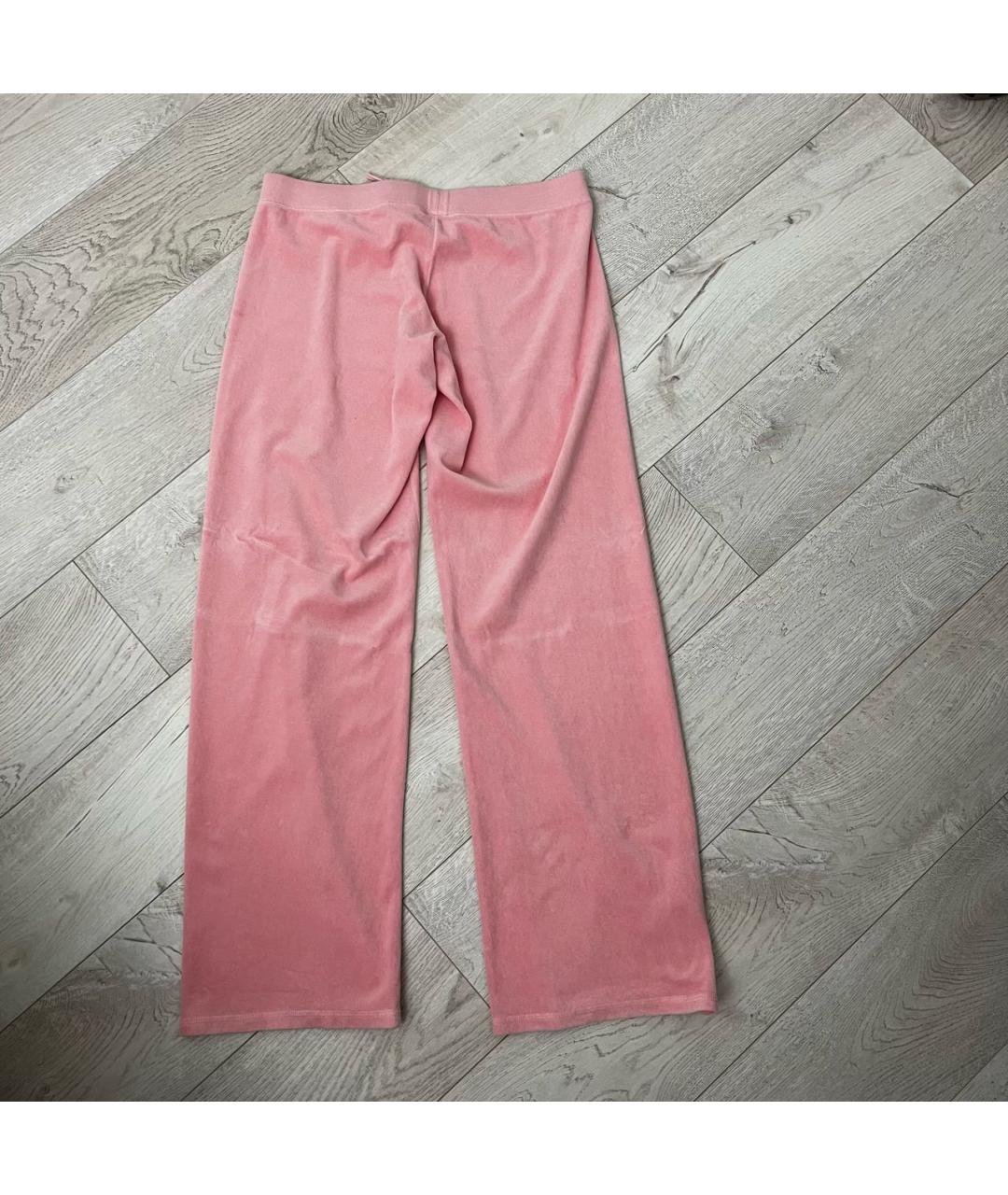 JUICY COUTURE Розовый велюровый спортивные костюмы, фото 3