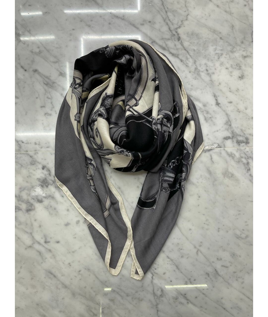 HERMES PRE-OWNED Мульти кашемировый шарф, фото 2