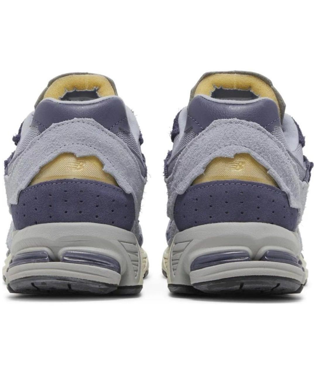 NEW BALANCE Голубые замшевые низкие кроссовки / кеды, фото 4