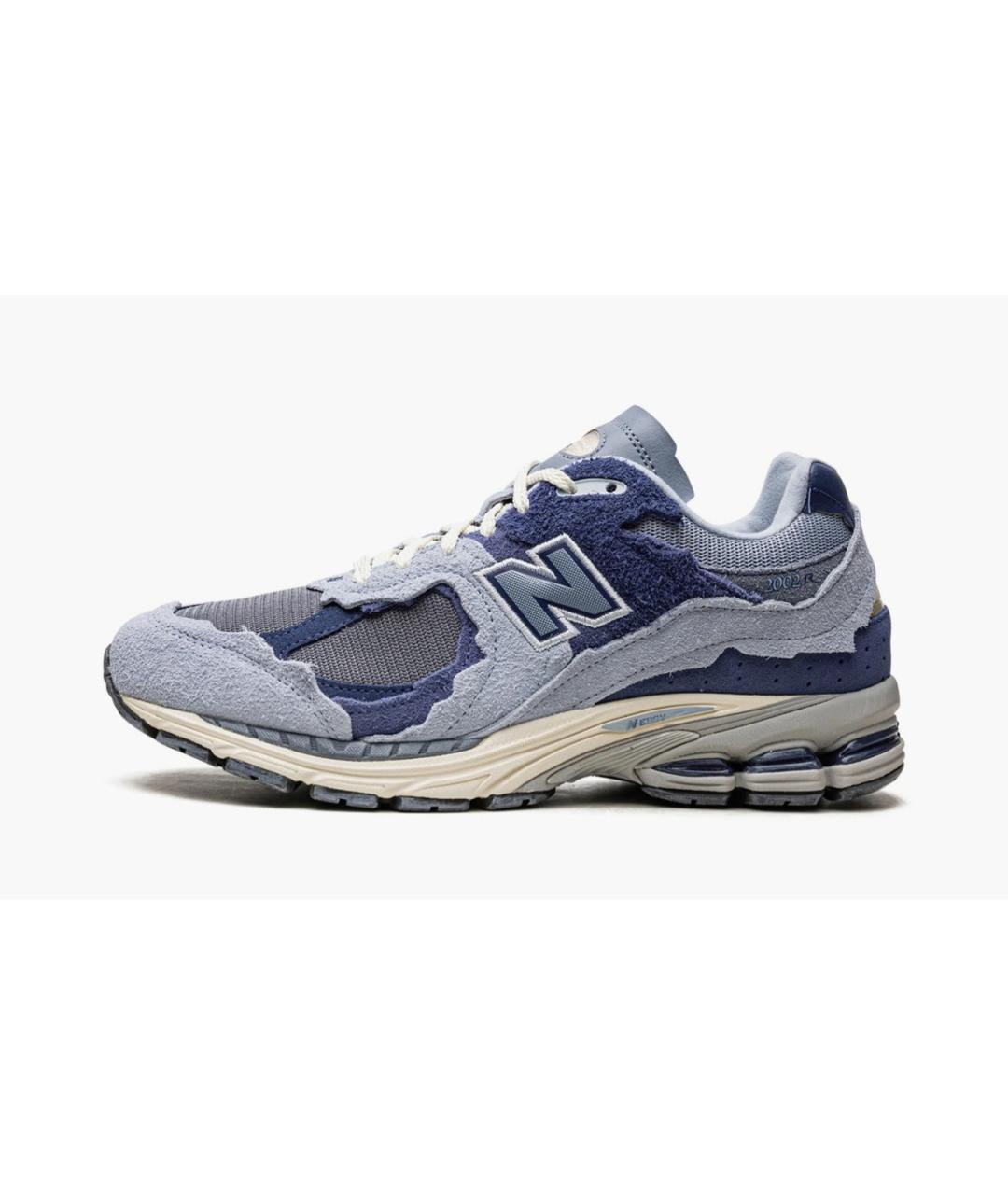 NEW BALANCE Голубые замшевые низкие кроссовки / кеды, фото 7