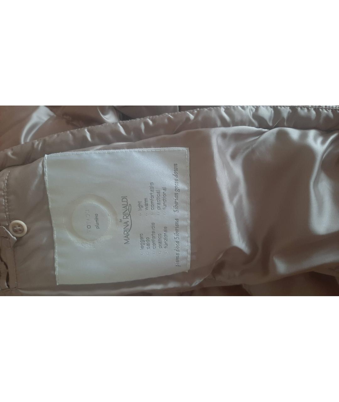 MARINA RINALDI Розовый пуховик, фото 7