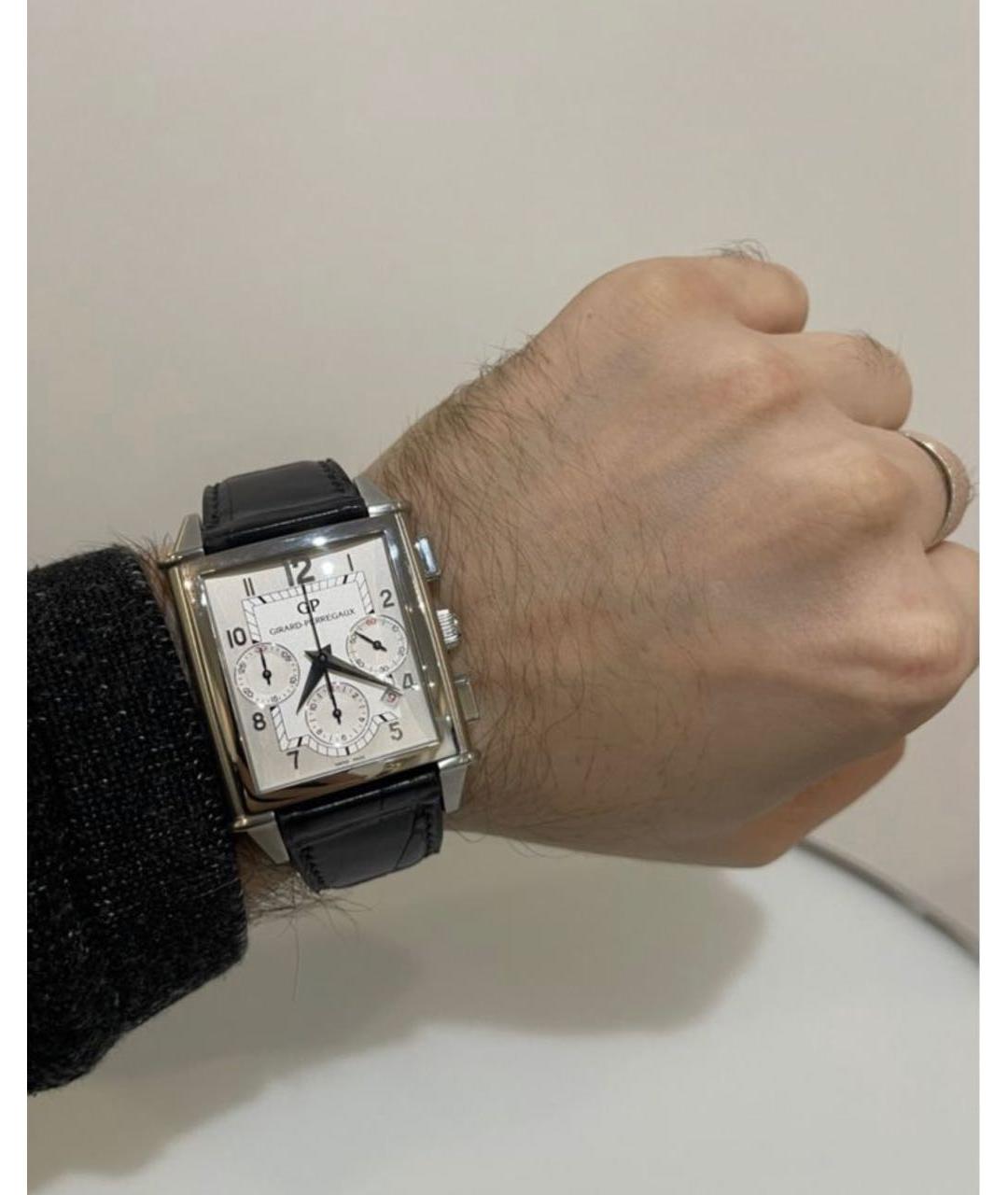 GIRARD PERREGAUX Белые металлические часы, фото 5