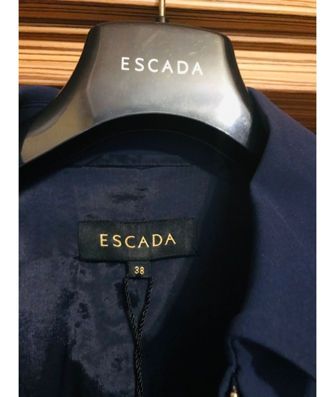 ESCADA Синий вискозный жакет/пиджак, фото 3