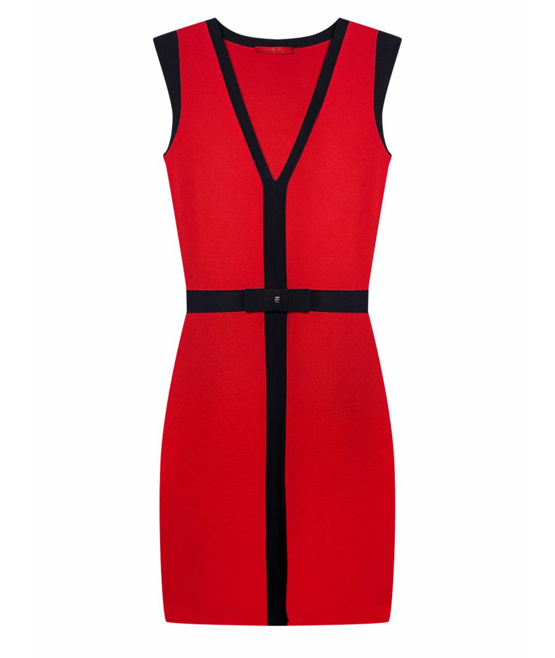 CH CAROLINA HERRERA Красное вискозное повседневное платье, фото 1