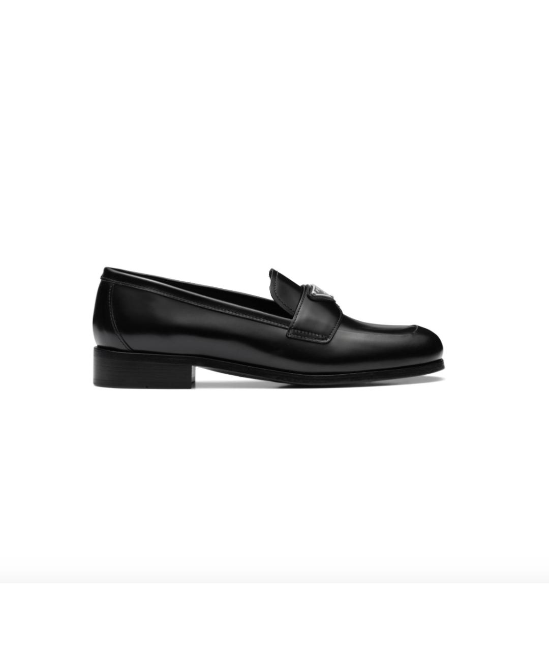 PRADA Черные кожаные лоферы, фото 7