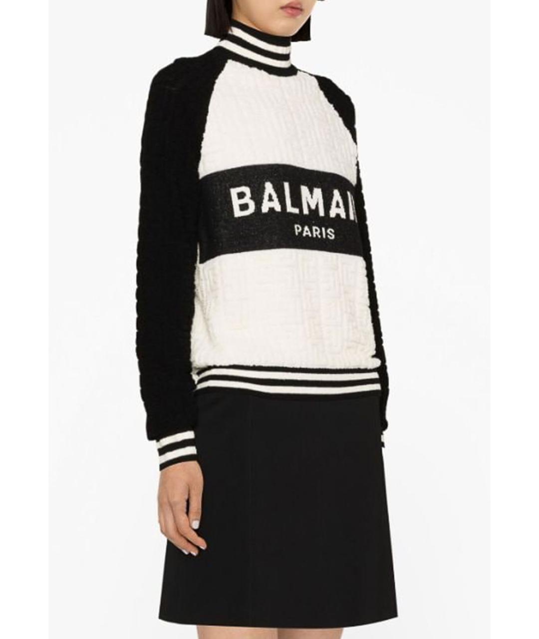 BALMAIN Белый джемпер / свитер, фото 3