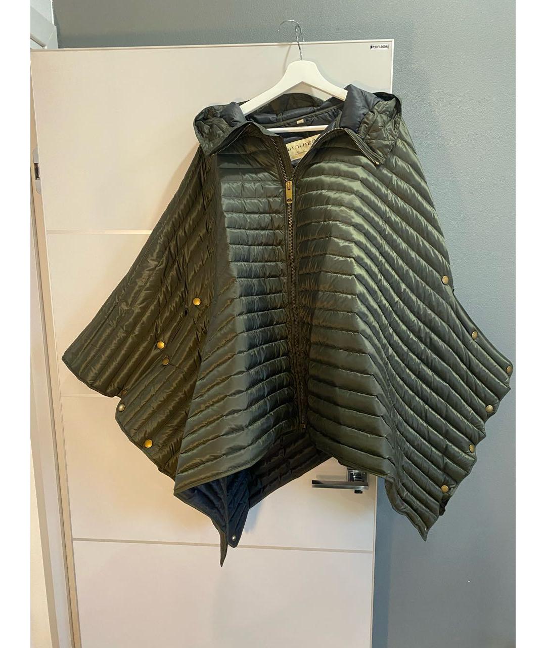 BURBERRY Хаки полиэстеровая куртка, фото 7