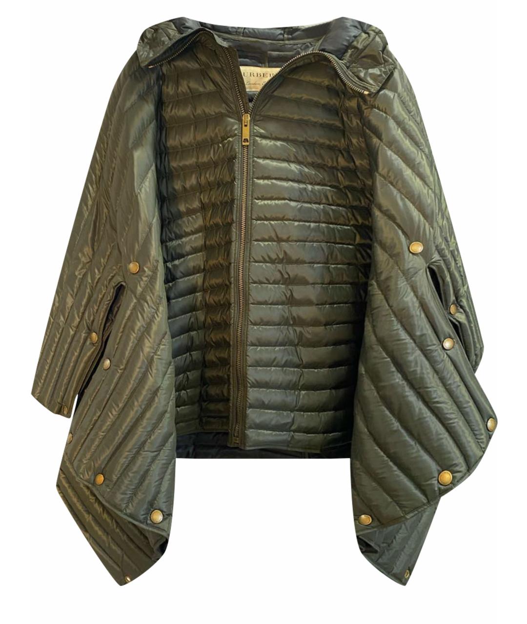 BURBERRY Хаки полиэстеровая куртка, фото 1